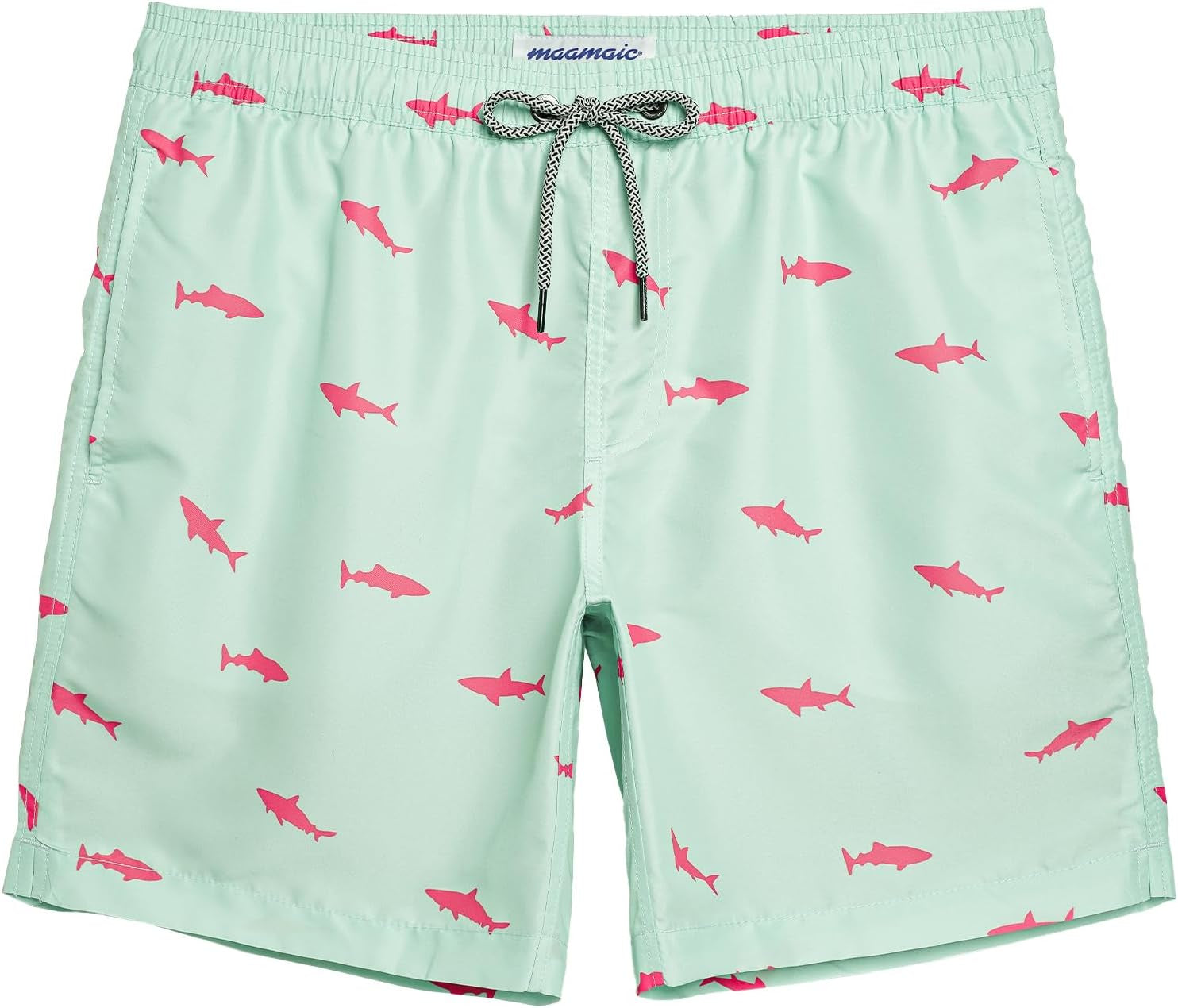 Mens Swim Trunks Quick Dry Swim Shorts with Mesh Lining Funny Swimwear Bathing Suits